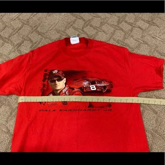 Vtg. Dale Earnhardt Jr. Budweiser T-Shirt - Chase Authentics - Picture 3 of 6